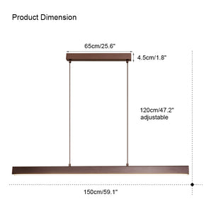 WOMO Wireless Linear Pendant Light for Kitchen-WM2002