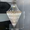 WOMO Massive Tiered Crystal Chandelier-WM2380 thumbnail