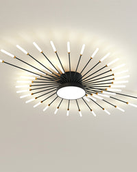 WOMO Firework Sunburst Flush Mount Ceiling Light-WM1001
