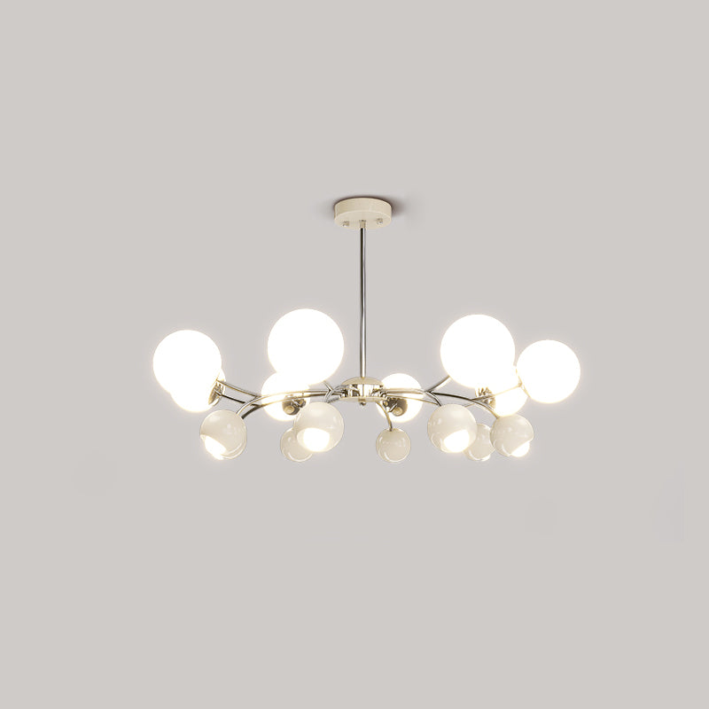 WOMO Space Age Glass Globe Chandelier-WM2290