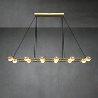 WOMO Globe Crystal Rectangular Chandelier - Eclatant
