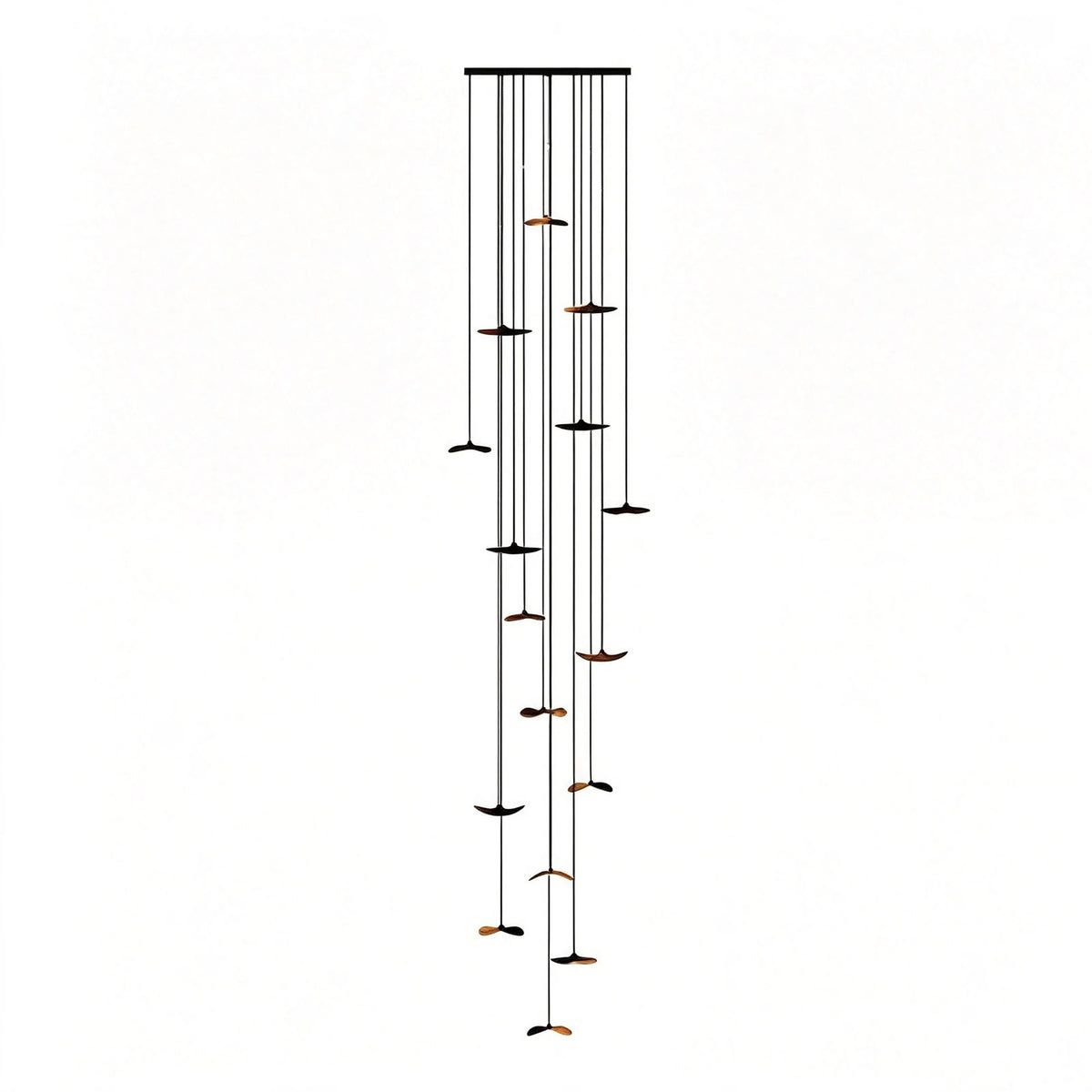 WOMO Wooden Leaf Pendant Light-WM3257