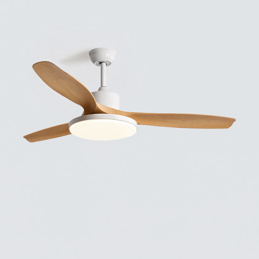 WOMO Scandi Reversible Ceiling Fan with Light-WM5002