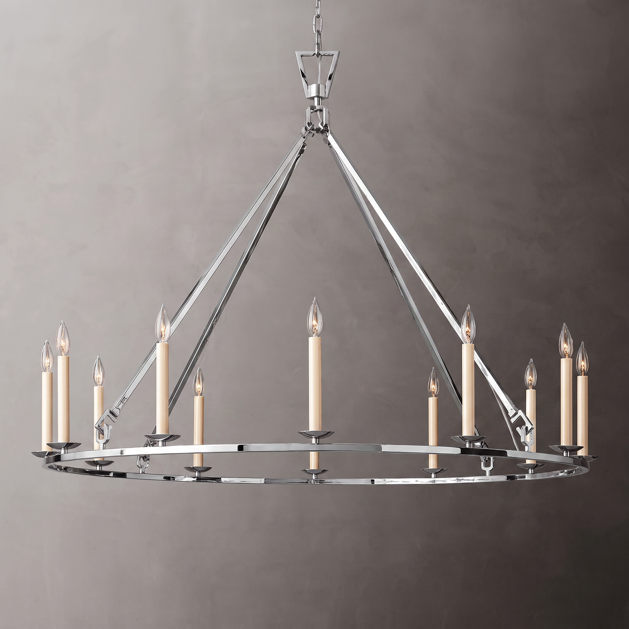 WOMO Candelabra Round Chandelier – Openwork