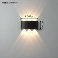 WOMO Outdoor Up Down Wall Light-WM9084