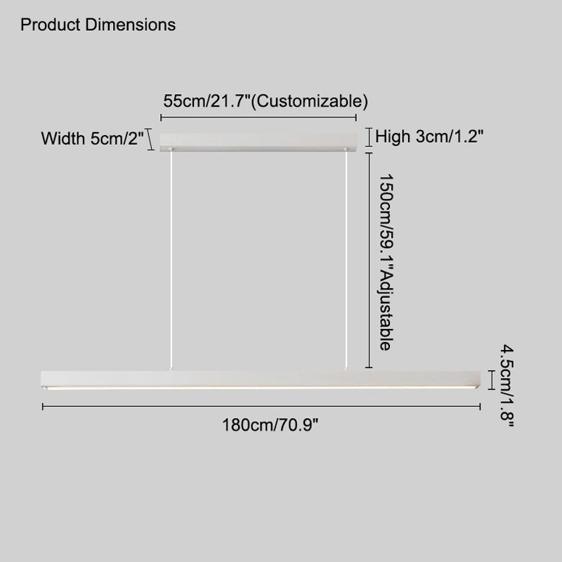 WOMO Linear Pendant Light-WM2010