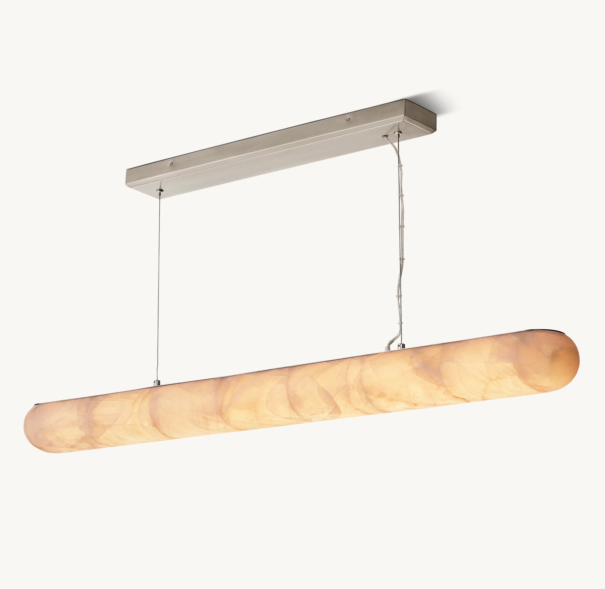 WOMO Lisse Linear Alabaster Chandelier - Rivage