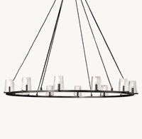 WOMO Hurricane Candle Ring Chandelier - Pauillac