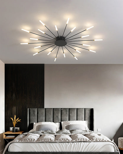 WOMO Firework Starburst Flush Mount Ceiling Light-WM1000