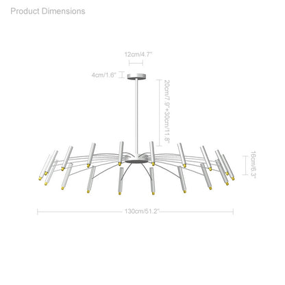 WOMO Adjustable Candelabra Chandelier-WM2038