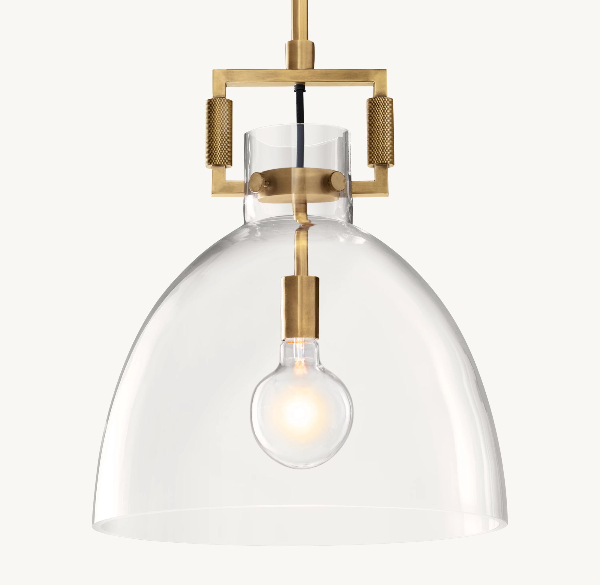 WOMO Dome Glass Pendant Light - Machinist