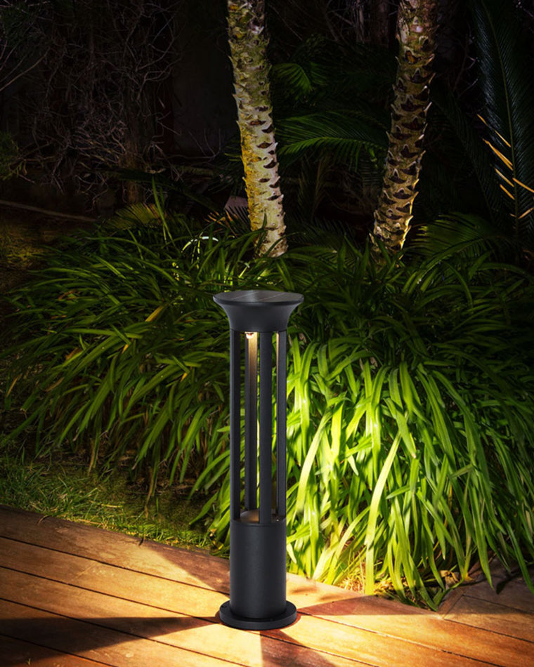 WOMO Solar Lawn Bollard Light-WM9056