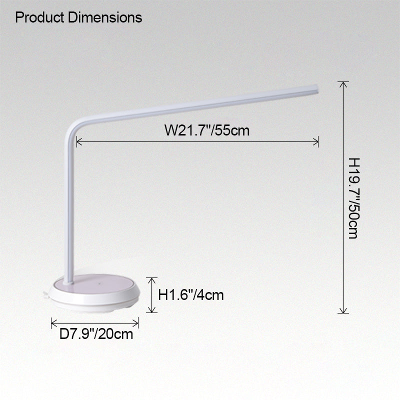 WOMO Touch Dimmable Desk Lamp with Wireless Charger-WM8039