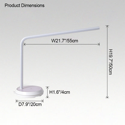 WOMO Touch Dimmable Desk Lamp with Wireless Charger-WM8039