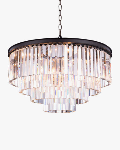 WOMO Tiered Crystal Prism Chandelier-WM2790