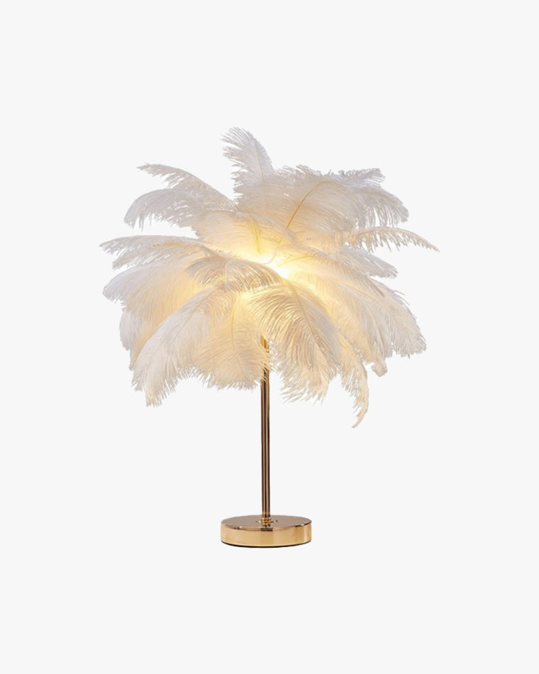 WOMO Tree Feather Table Lamp-WM8037