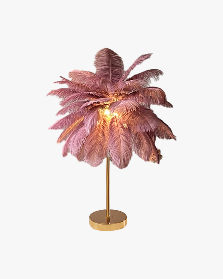 WOMO Tree Feather Table Lamp-WM8037