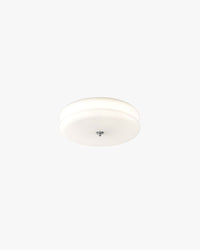 WOMO Round Cream Glass Flush Mount Ceiling Light-WM1132