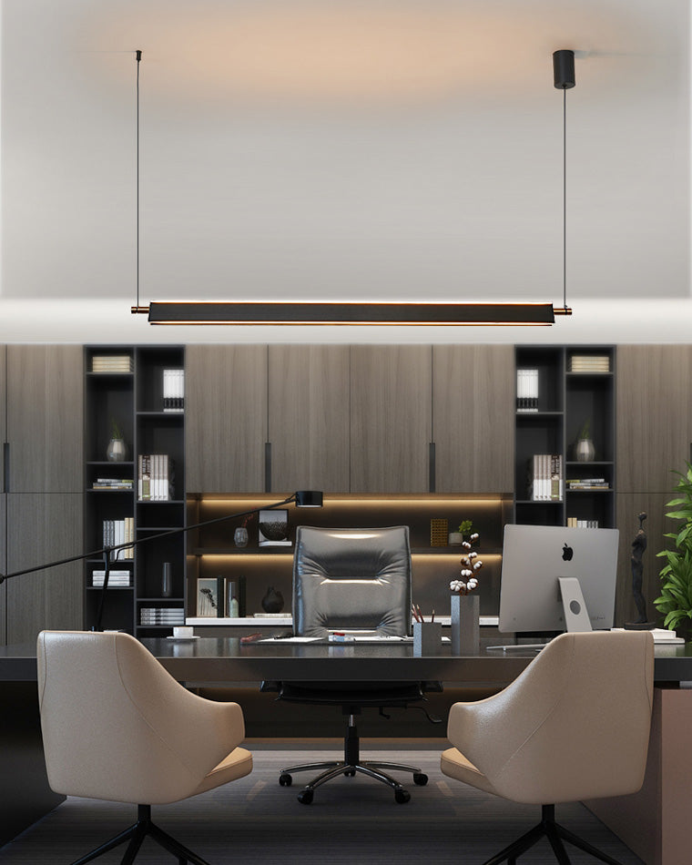 WOMO Black Linear Pendant Light-WM2182