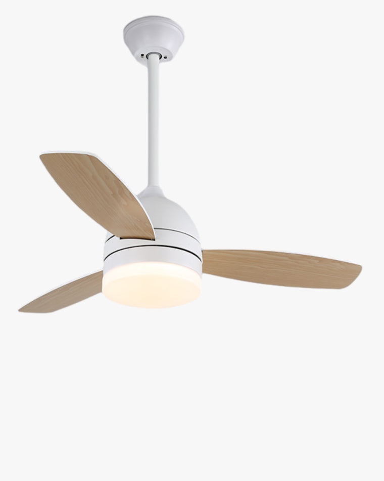 WOMO 42" 3 Wood Blade Ceiling Fan with Light-WM5001