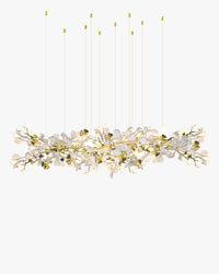 WOMO Gingko Long Linear Chandelier-WM2426