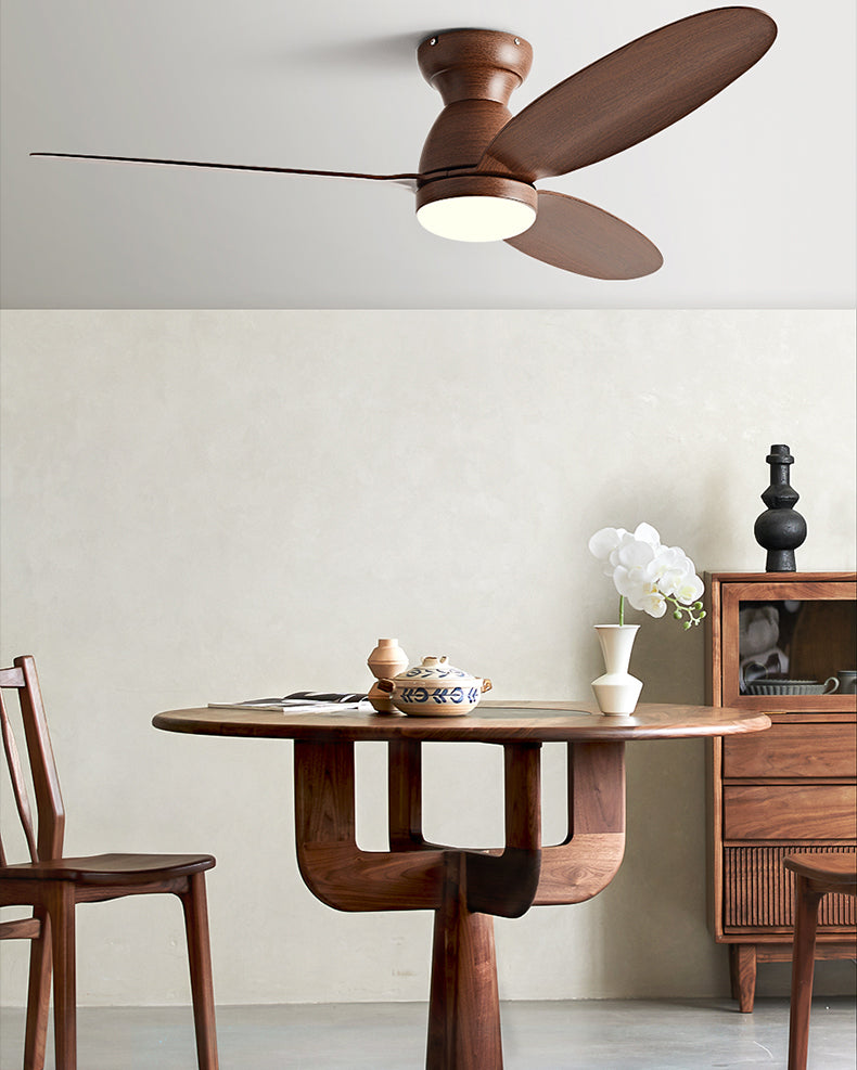 WOMO 3 Blade Low Profile Ceiling Fan Lamp - WM5251