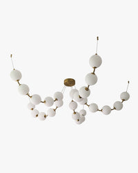 WOMO Spider Pearl Globe Chandelier-WM2650