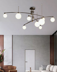 WOMO Branching Frosted Glass Bubble Chandelier-WM2295a