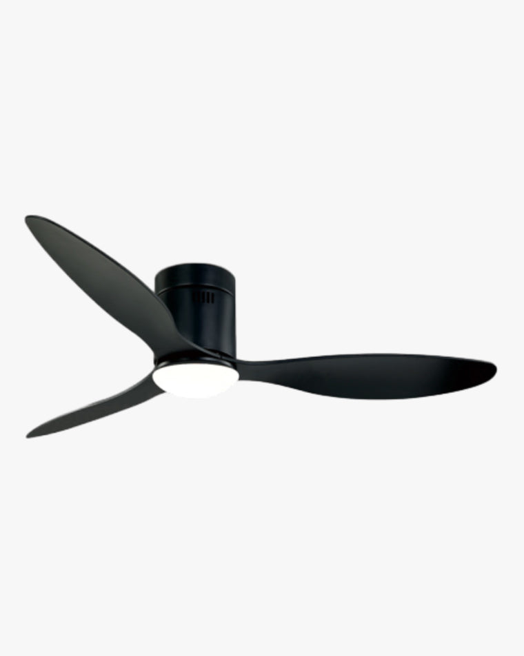 WOMO 52" Quiet Low profile Ceiling Fan with Dimmable Light-WM5006