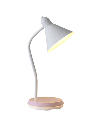 WOMO Dimmable Touch Flexible Gooseneck Desk Lamp with Wireless Charger-WM8044