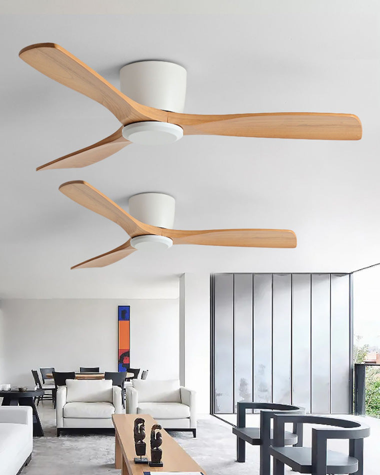 WOMO Large Low Profile Ceiling Fan Lamp-WM5052