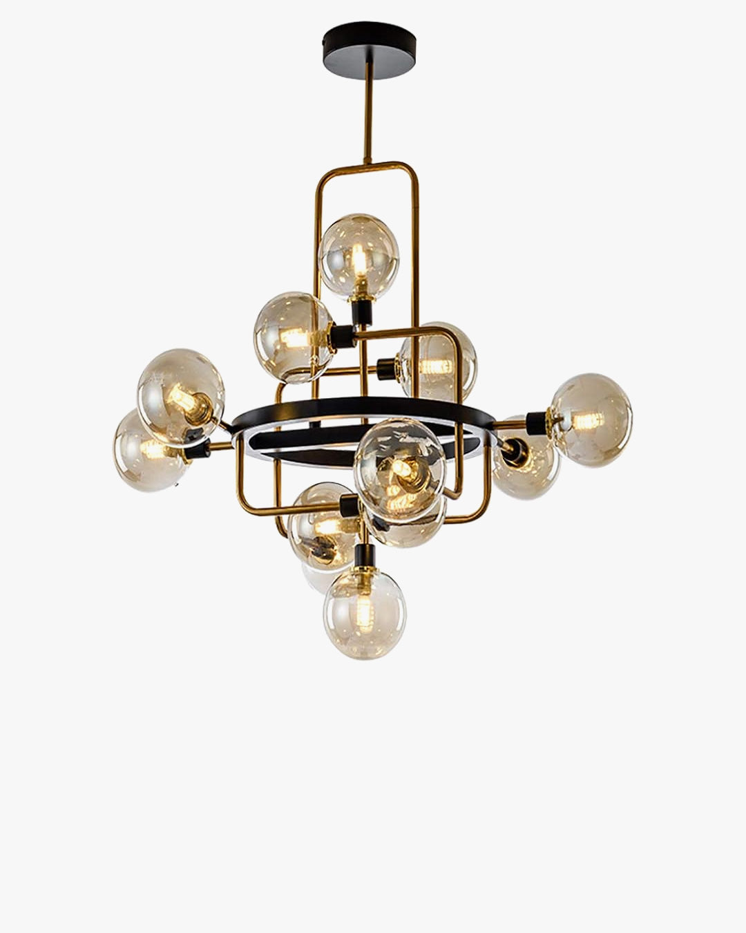 WOMO Vintage Glass Bubble Chandelier-WM2300