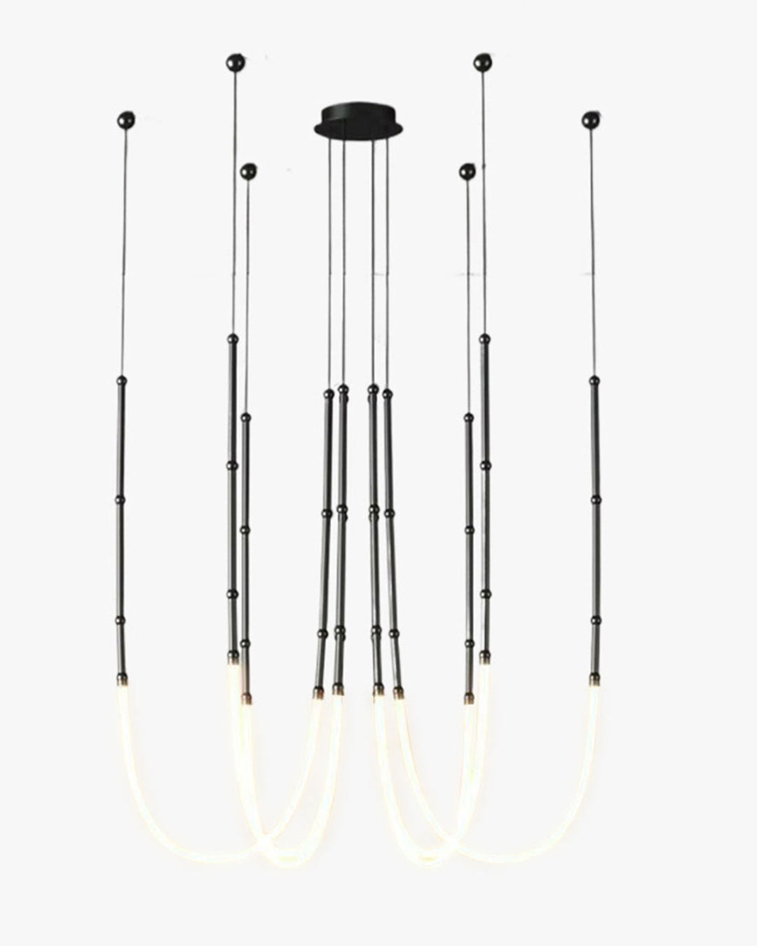 WOMO Bamboo Rope LED Chandelier-WM2752