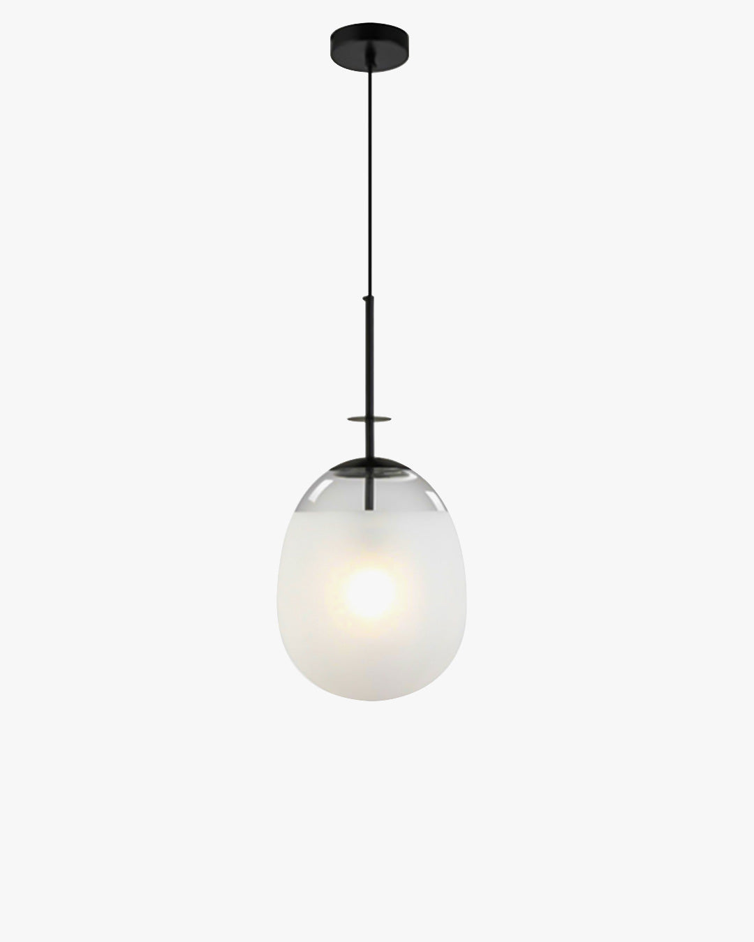 WOMO Frosted Glass Globe Pendant Light-WM2616