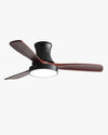 WOMO 3 Wood Blade Hugger Ceiling Fan Lamp-WM5120 thumbnail