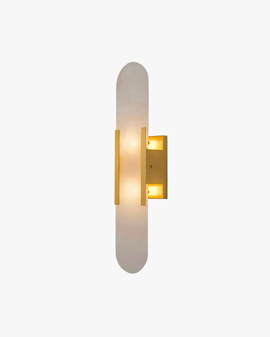 WOMO Oval Alabaster Wall Sconce-WM6107