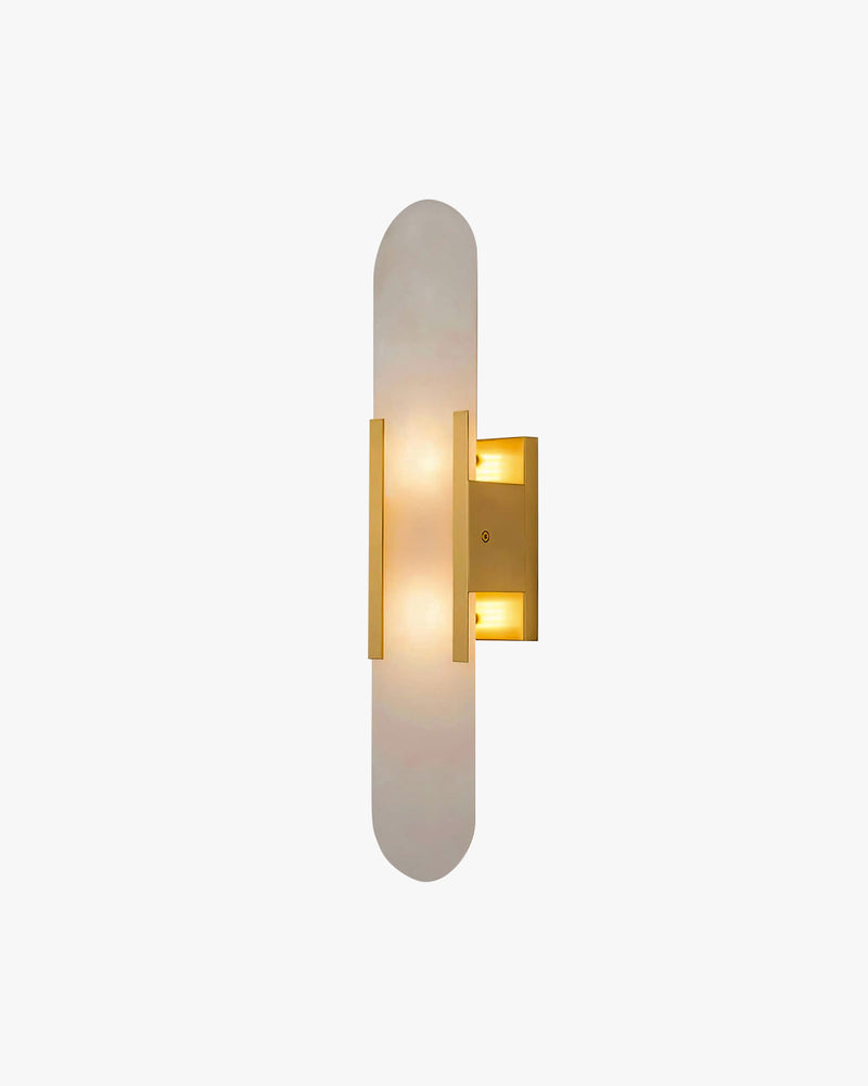 WOMO Oval Alabaster Wall Sconce-WM6107
