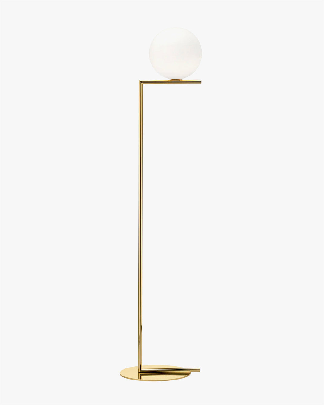 WOMO Glass Globe Floor Lamp-WM7128