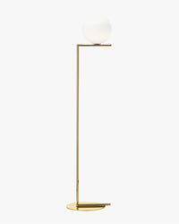 WOMO Glass Globe Floor Lamp-WM7128