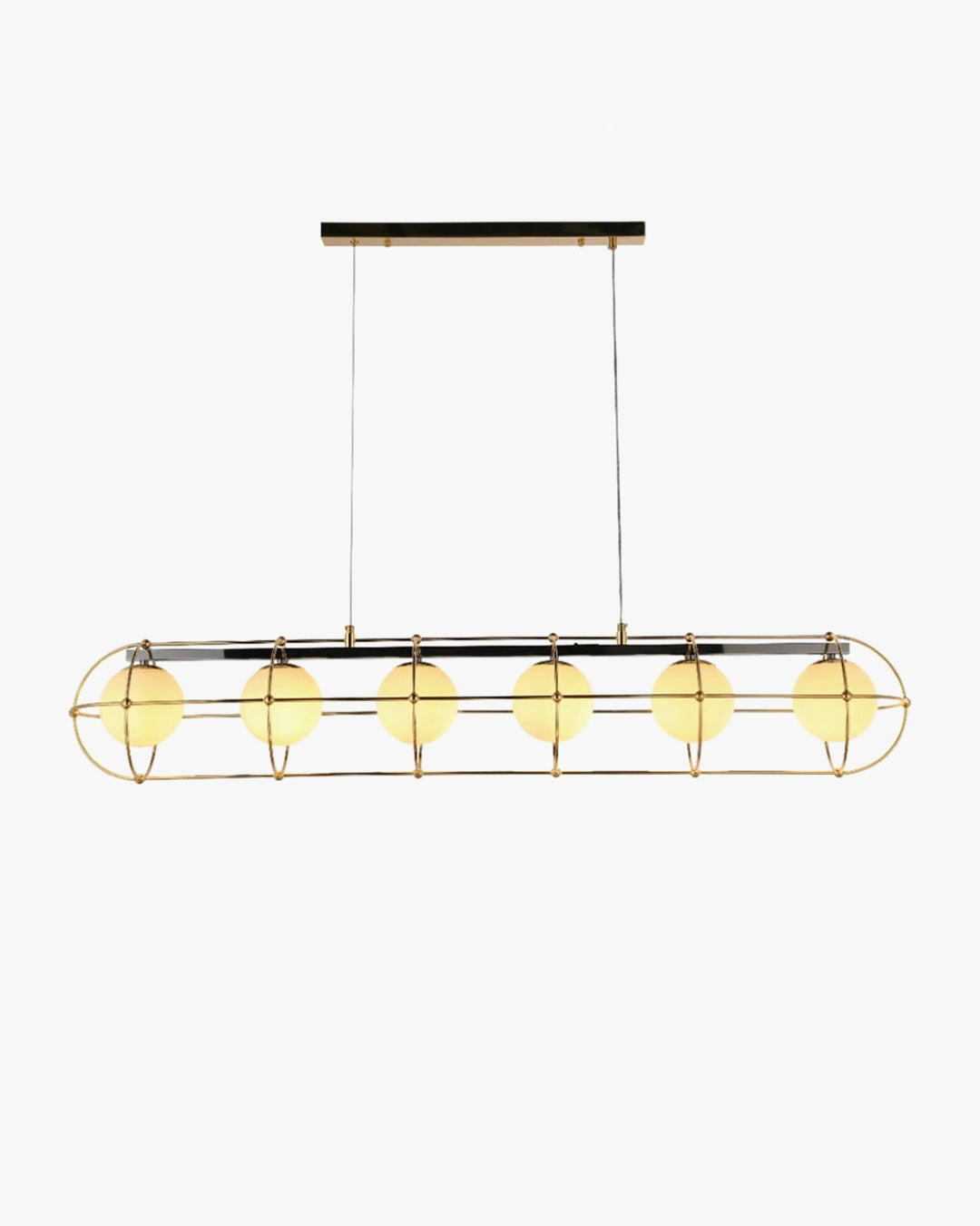 WOMO Glass Ball Linear Chandelier-WM2792