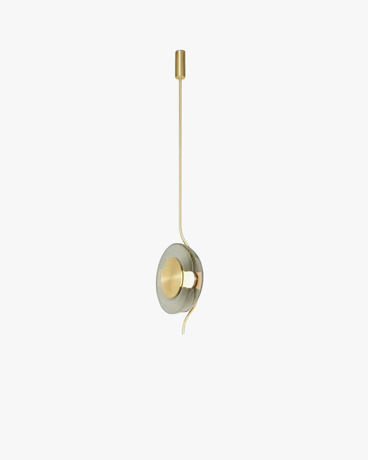 WOMO Pendulum Glass Disc Pendant Light-WM2501