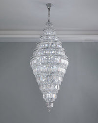 WOMO Large Tiered Crystal Chandelier-WM2389