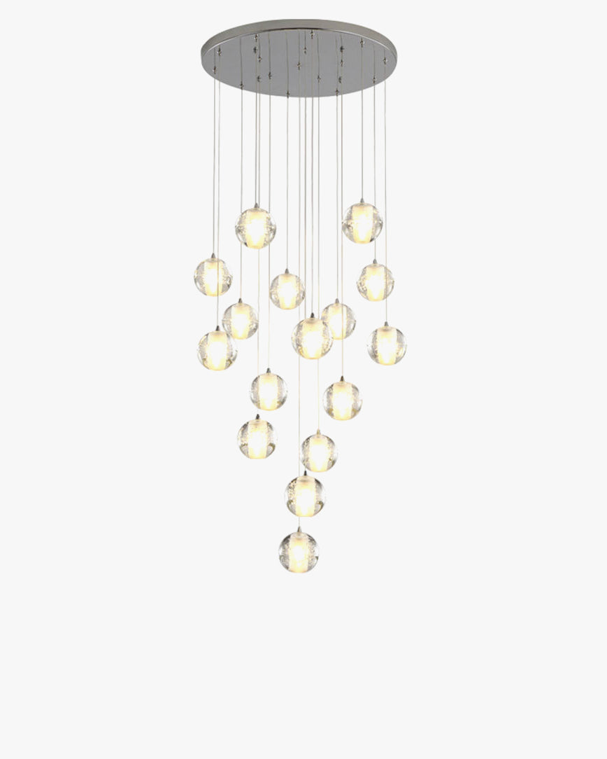 WOMO Glass Ball Rain Chandelier-WM2647