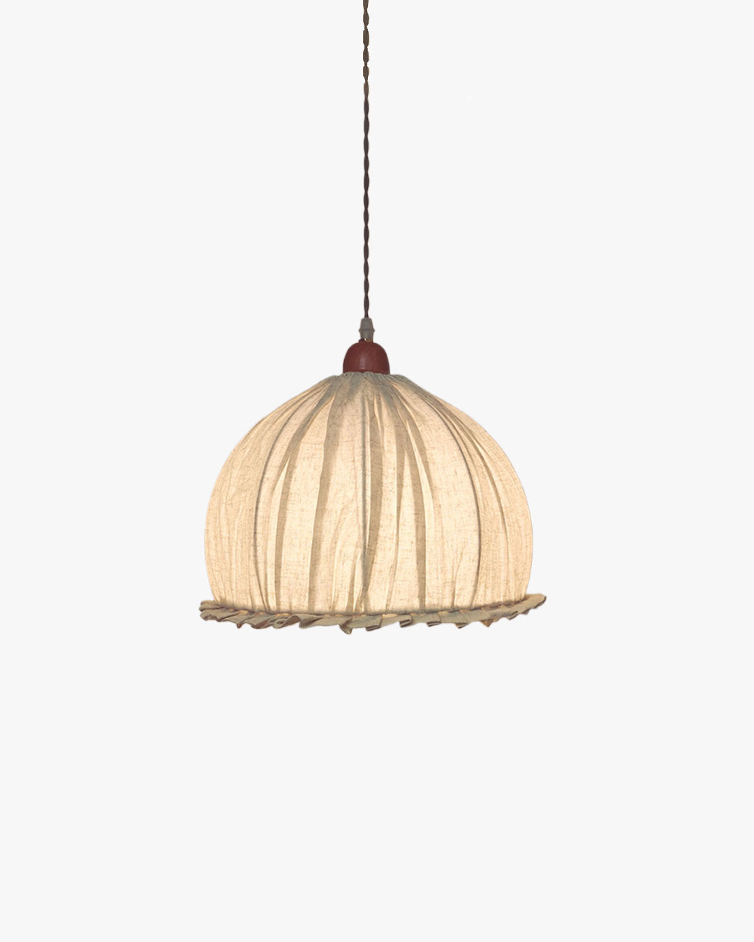 WOMO Dome Linen Pendant Light-WM2939