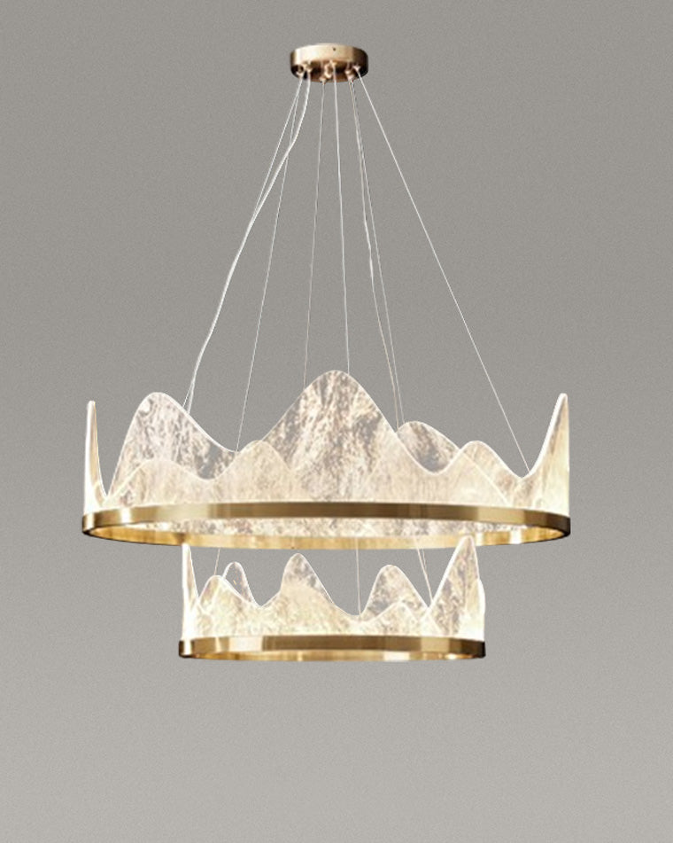 WOMO Wavy Round Chandelier-WM2361