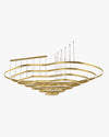 WOMO Oversized Tiered led Ring Chandelier-WM2599 thumbnail