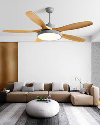 WOMO 5 Blade Large Ceiling Fan Lamp - WM5188