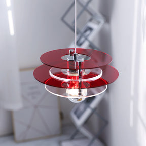 WOMO Space Age Flying Saucer Pendant Light-WM2098