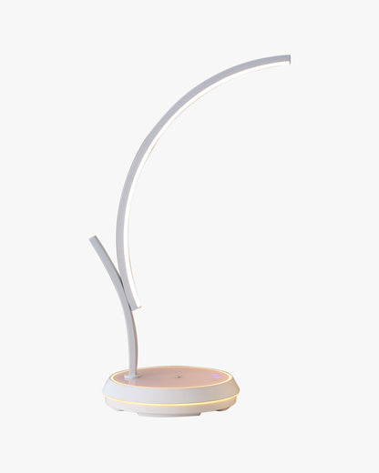 WOMO Dimmable Touch Arc Desk Lamp with Wireless Charger-WM8041