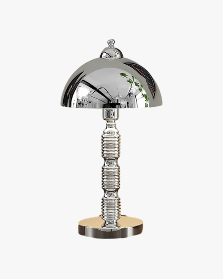 WOMO Dome Column Chrome Table Lamp-WM8047